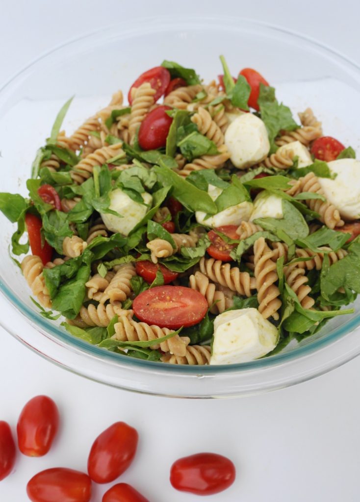 Tomato & Mozzarella Lentil Pasta Salad (GF) | Busy Girl Healthy World